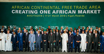 Plus de 40 pays africains signent un accord pour une zone de libre-échange