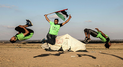 Le parkour, une nouvelle forme de résistance à Gaza (photos)