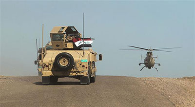 Les forces irakiennes commencent à nettoyer les régions frontalières occidentales des terroristes


