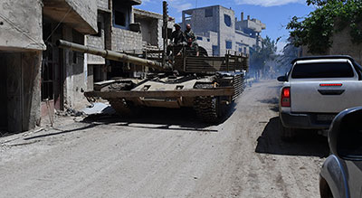 Reprise de l’opération anti-«Daech» dans le sud de Damas après une trêve humanitaire


