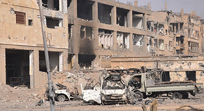 Quatre militaires russes tués dans un bombardement mené par des terroristes en Syrie
