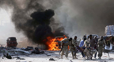 #Somalie: deux explosions visent le ministère de la Sécurité