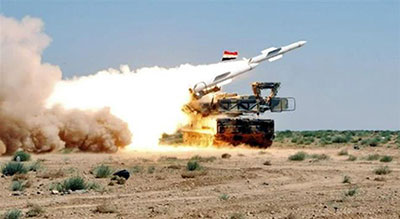 La DCA syrienne a repoussé une nouvelle attaque au missile israélienne



