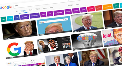 Google associe désormais le mot «idiot» à des photos de Trump
