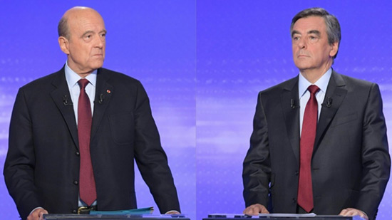 Primaire de la droite: Juppé-Fillon, place au duel télévisé.