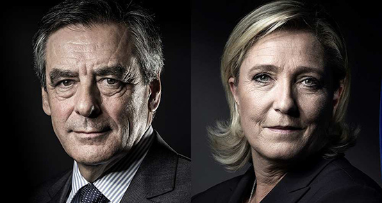 Fillon et Le Pen au second tour, la gauche parfaitement divisée (sondage)