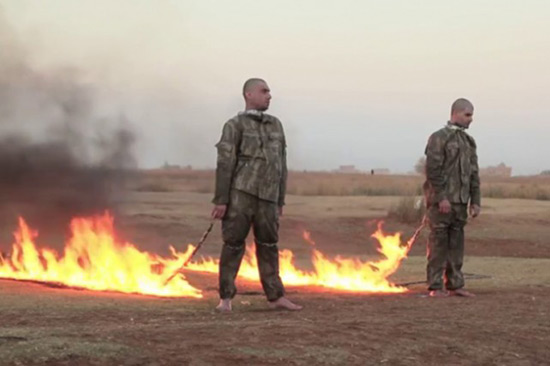 Deux militaires turcs brûlés vifs par «Daech».