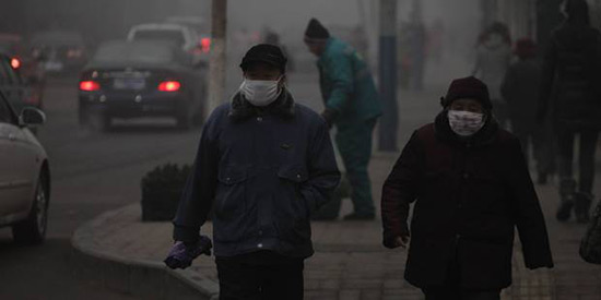 92% de la population mondiale respire un air ambiant trop pollué.