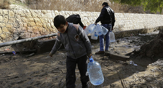 L'armée syrienne reprend les sources alimentant Damas en eau.