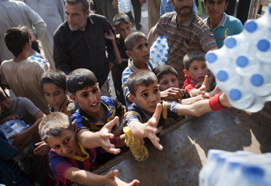 L'aide alimentaire aux Irakiens réduite par «manque de fonds».