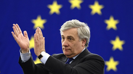 L'Italien Antonio Tajani élu président du Parlement européen.