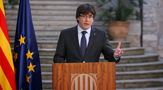 Catalogne: menacé de poursuites pour «rébellion», le président destitué est en Belgique.