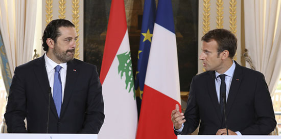 Le Premier ministre libanais Saad Hariri est arrivé à Paris