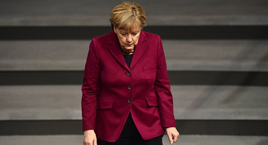 Allemagne: Merkel «déplore» l'échec des négociations gouvernementales.