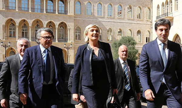 Marine Le Pen au Liban.