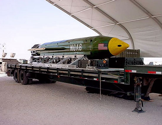Les Etats-Unis ont utilisé leur plus puissante bombe non-nucléaire en Afghanistan