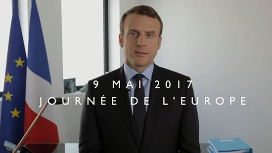 Macron: Que l'Europe «puisse se remettre en marche», à la fois «conquérante» et protectrice