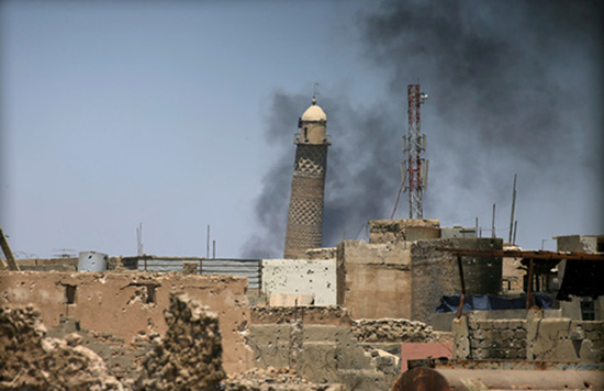 «Daech» a détruit la mosquée Al-Nouri, emblème du vieux Mossoul