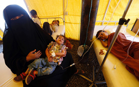 400.000 Yéménites ont contracté le choléra, l'épidémie ralentit.