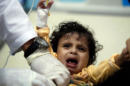 Choléra au Yémen: le Royaume-Uni et les Etats-Unis accusés.