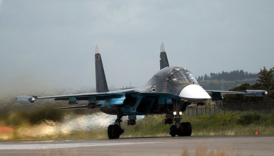 Syrie: l’aviation russe effectue 1.417 raids et 2.687 frappes en deux semaines