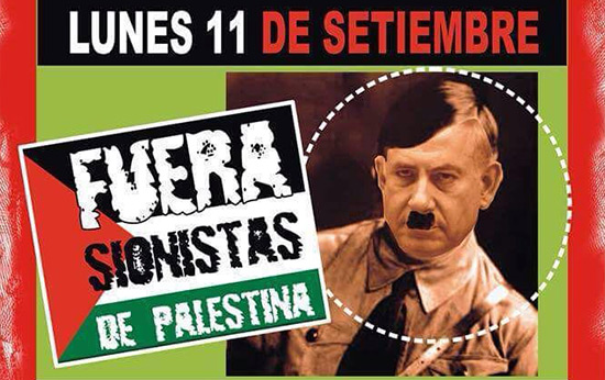 Netanyahou en Hitler, campagne pro-palestinienne contre sa visite en Argentine.