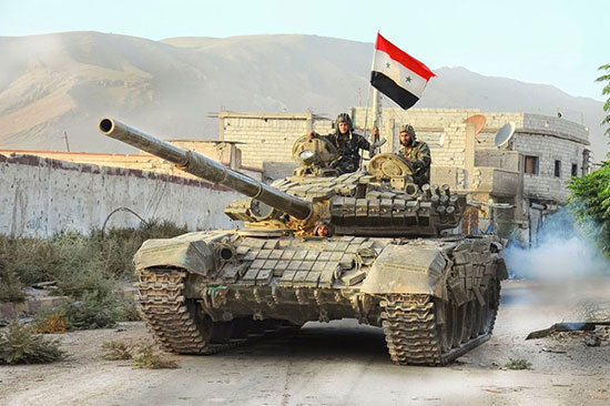 Syrie: l'armée brise le siège de la base d'Harasta, dans la Ghouta.