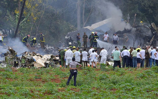 Deuil national à Cuba après un accident d’avion qui a fait 107 morts