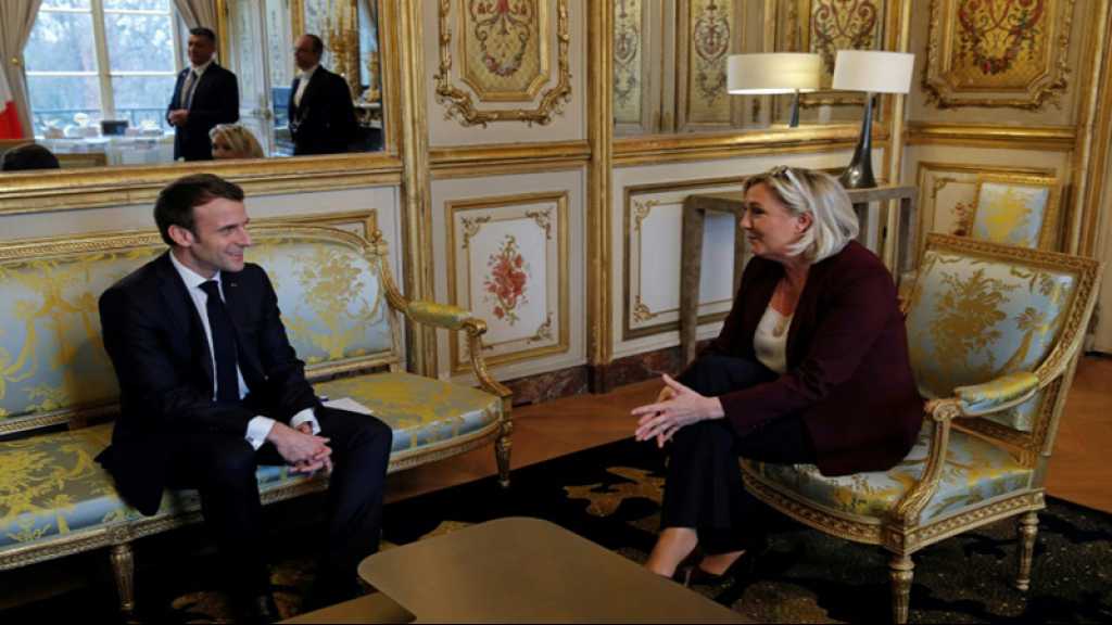 Reçue par Macron, Le Pen appelle à des législatives anticipées