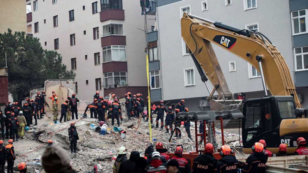 Effondrement d’un immeuble à Istanbul : le bilan monte à 14 morts