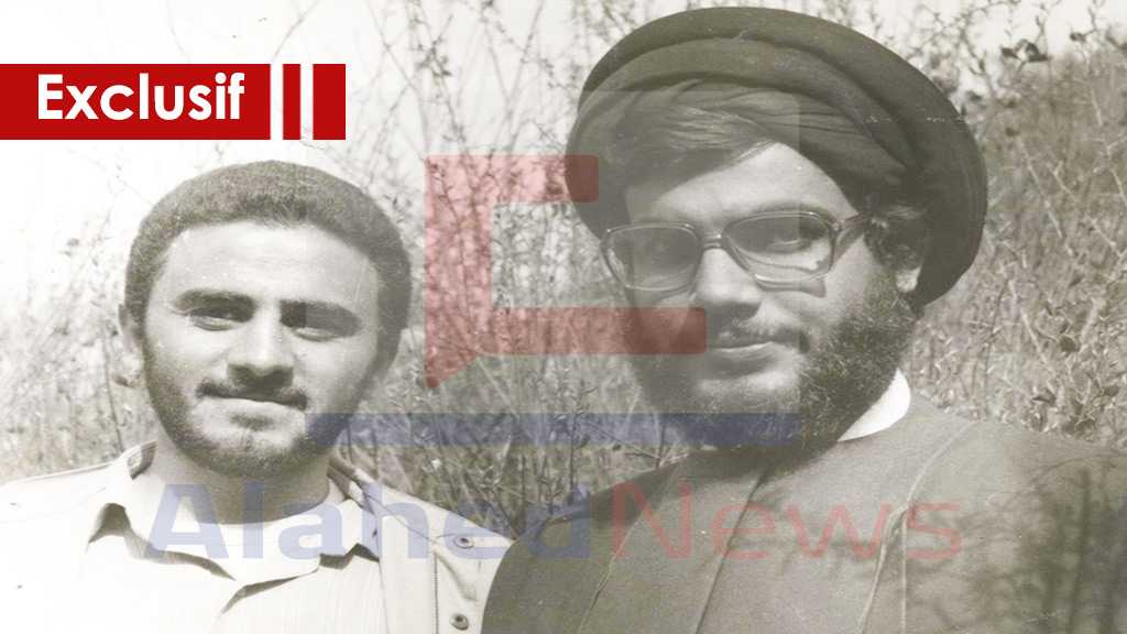 Al-Ahed publie une photo exclusive du sayed Nasrallah avec le martyr Assaad Berro