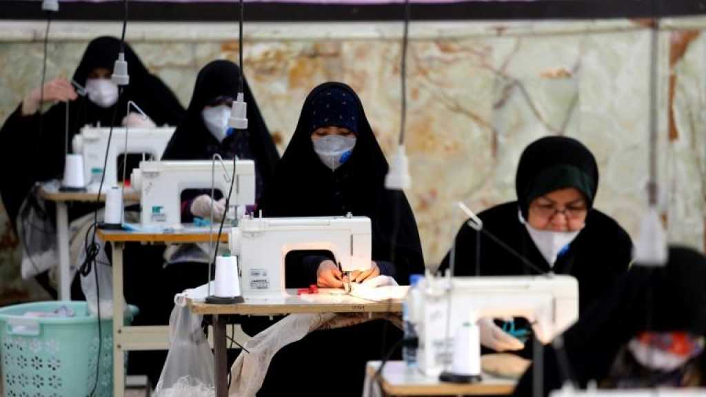 Coronavirus: une mosquée de Téhéran convertie en atelier produit des masques