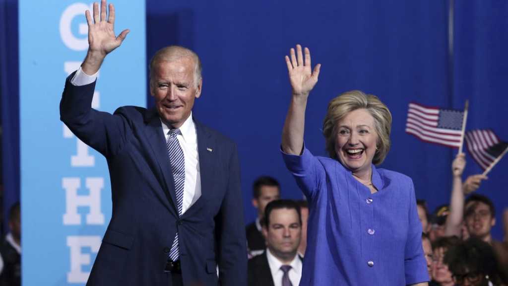 Présidentielle américaine: Hillary Clinton soutient Joe Biden