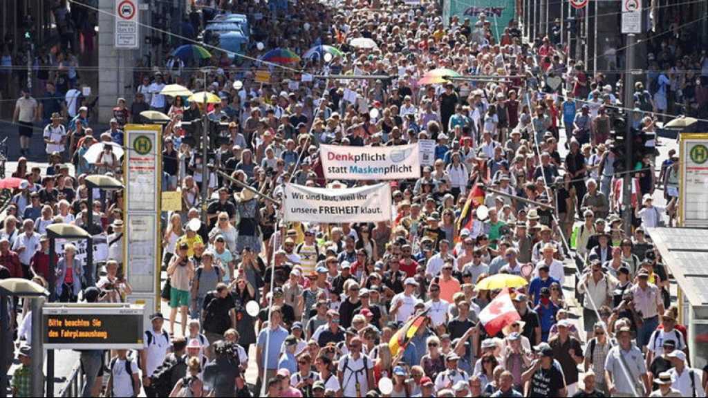 15.000 personnes à Berlin pour manifester contre les mesures prises pour contenir le coronavirus