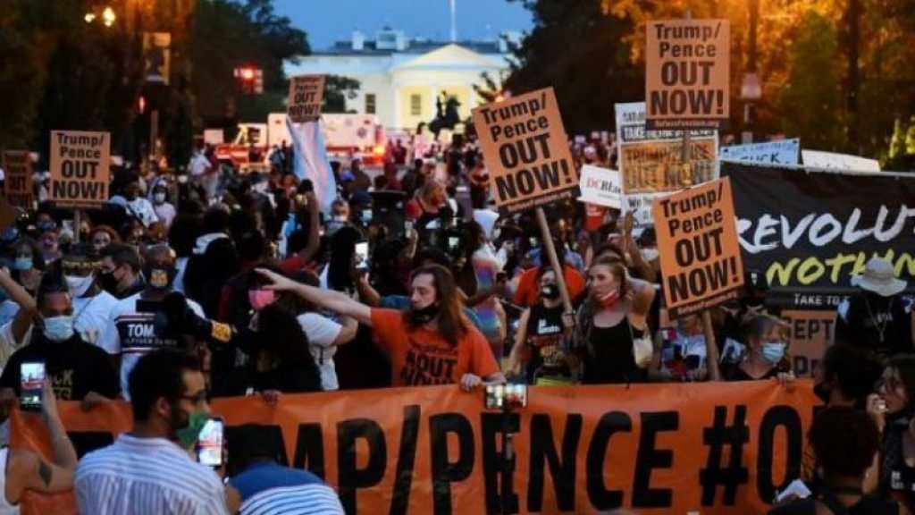 USA: des centaines de manifestants antiracistes exigent le départ de Trump