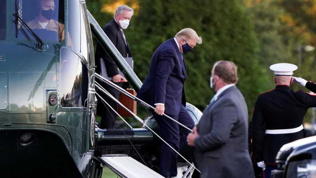 Covid-19: testé positif, Trump hospitalisé «pour quelques jours»