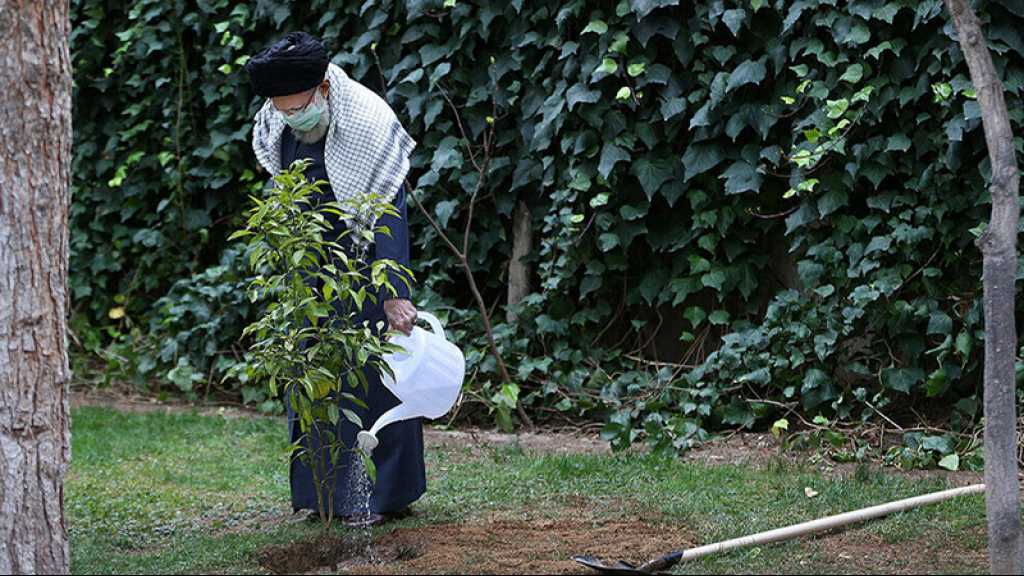 Iran: sayed Khamenei plante de jeunes arbres, à l’occasion de la Journée de l’arbre