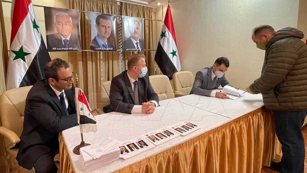 Les ambassades de Syrie à l’extérieur ont ouvert les urnes de l’élection présidentielle