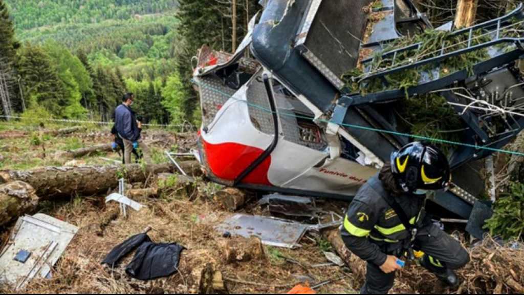 Italie: 14 morts dans la chute d’un téléphérique au bord du lac Majeur