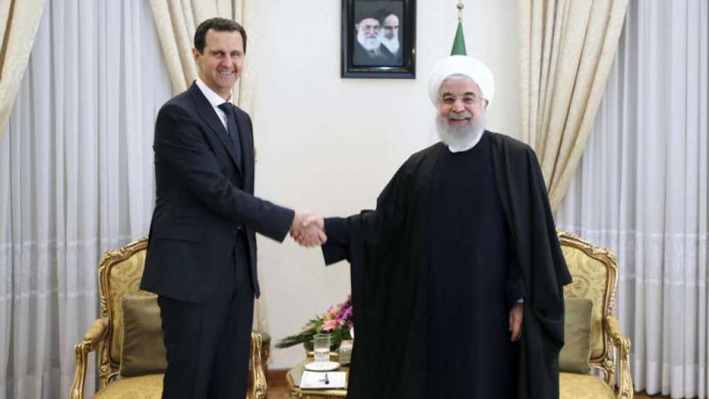 Rohani a félicité la réélection de Bachar al-Assad à la présidence de la Syrie