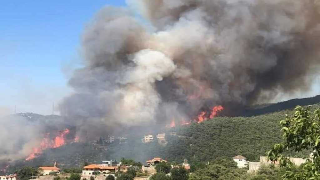 Liban: les incendies s’intensifient, la Syrie envoie ses avions pour lutter contre les feux