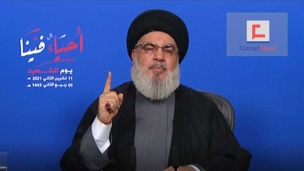 Sayed Nasrallah: «Israël» vit une menace existentielle, les Saoudiens cherchent à combattre le Hezbollah 