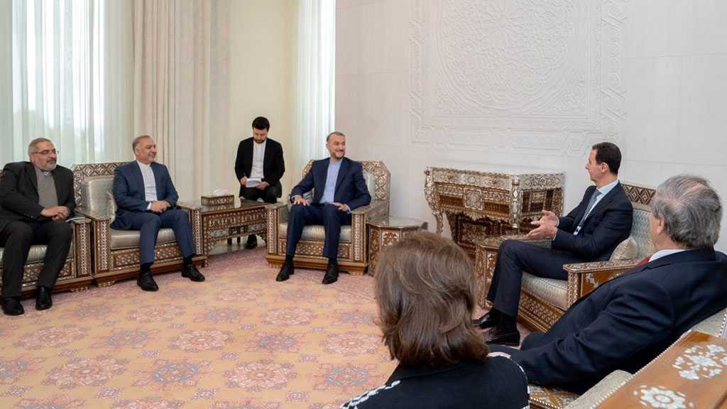 Abdollahian affirme à Assad la poursuite du soutien de l’Iran au gouvernement et au peuple syriens