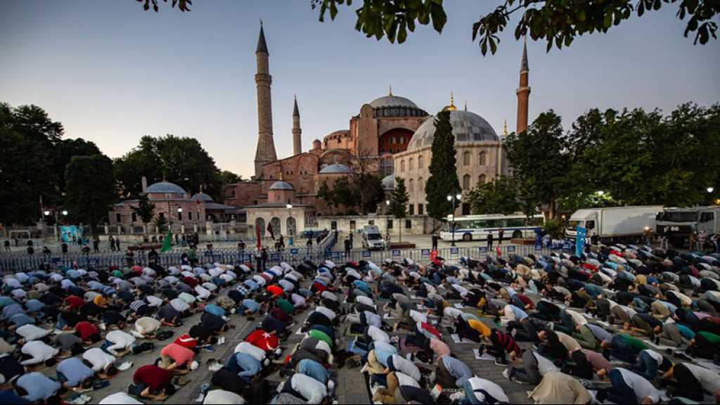 Turquie: premières prières nocturnes du ramadan en 88 ans dans l’ex-basilique Sainte-Sophie