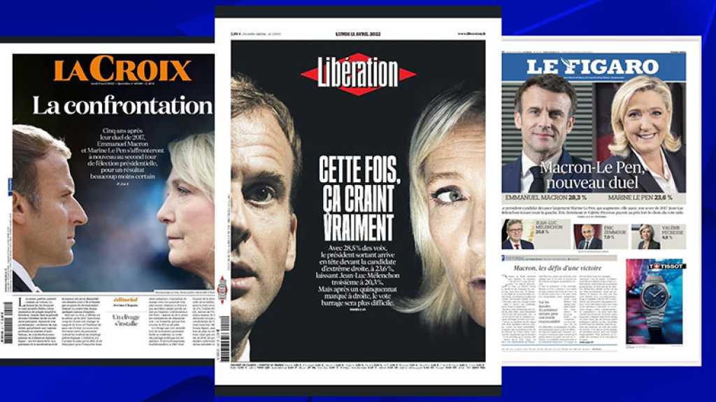 Présidentielle: la presse française titre sur le «duel» entre Macron et Le Pen