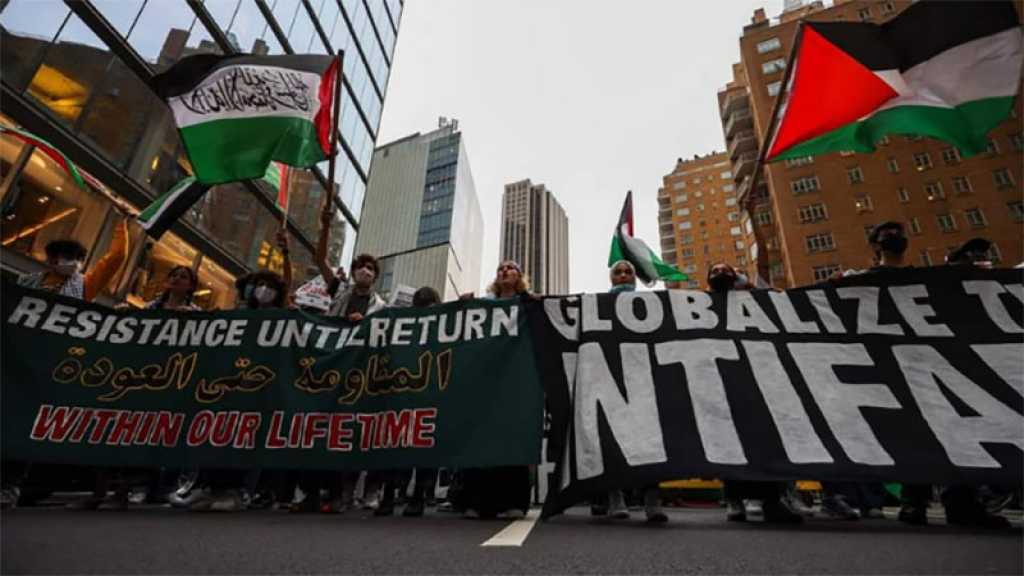New York: des participants appellent à mondialiser l’Intifada lors d’une marche pro-palestinienne