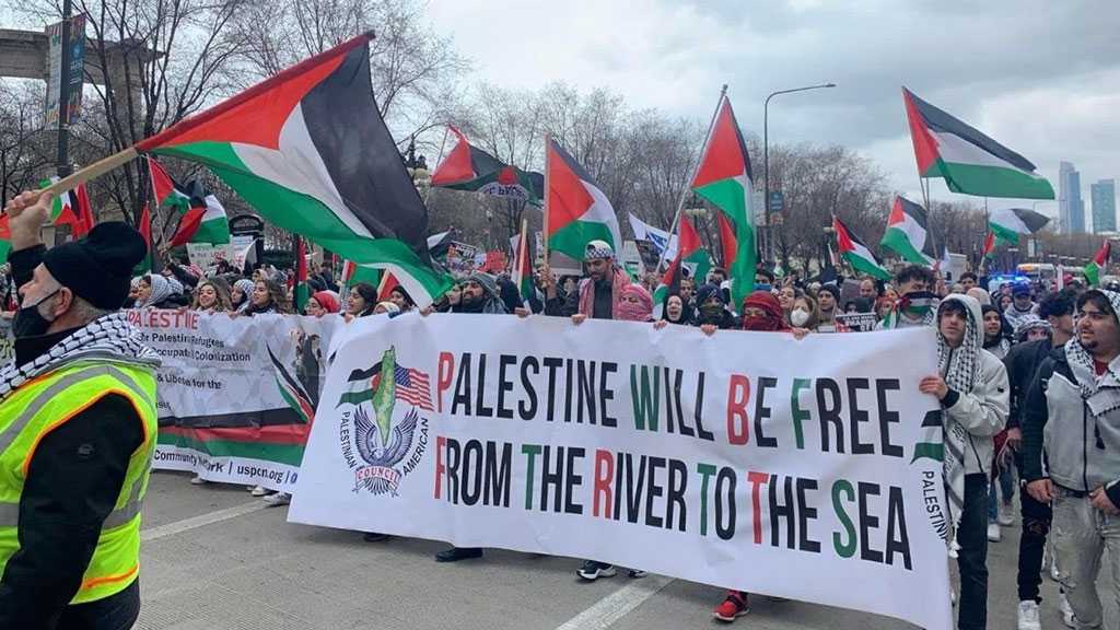 Agressions sionistes contre al-Aqsa: manifestations dans plusieurs villes US en solidarité avec les Palestiniens