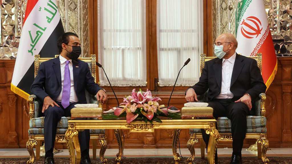 Le président du Parlement irakien à Téhéran, rencontre le président de l’Assemblée consultative islamique