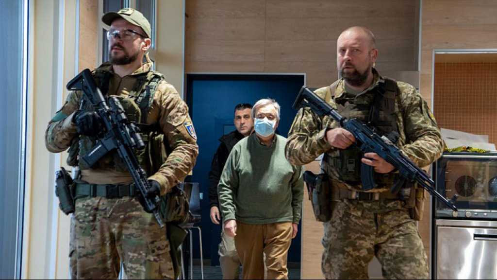 Ukraine: Guterres est arrivé à Kiev, Poutine promet une riposte «rapide» en cas d’intervention extérieure