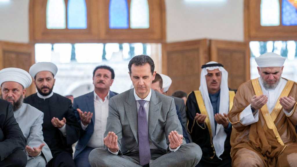 Le président el-Assad assiste à la prière de l’Aïd al-Adha à Alep